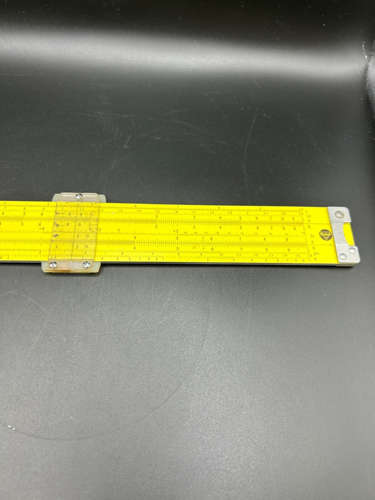 Pickett Model N531 ES 12" Metal Slide Rule Leather case Capitol Radio Engineerin