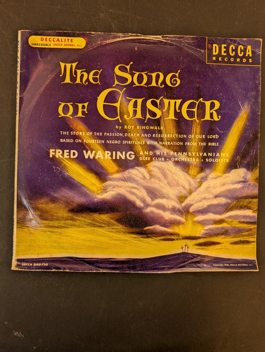 Fred Waring & The Pennsylvanians The Song Of Easter 78 Album Decca DAU-750