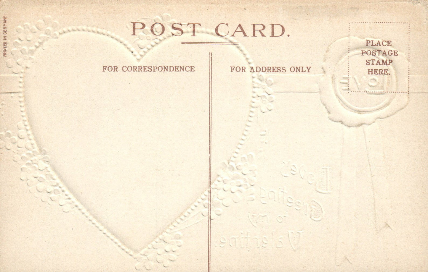 Artist Signed Ellen Clapsaddle Valentine International Art Children on swing 1