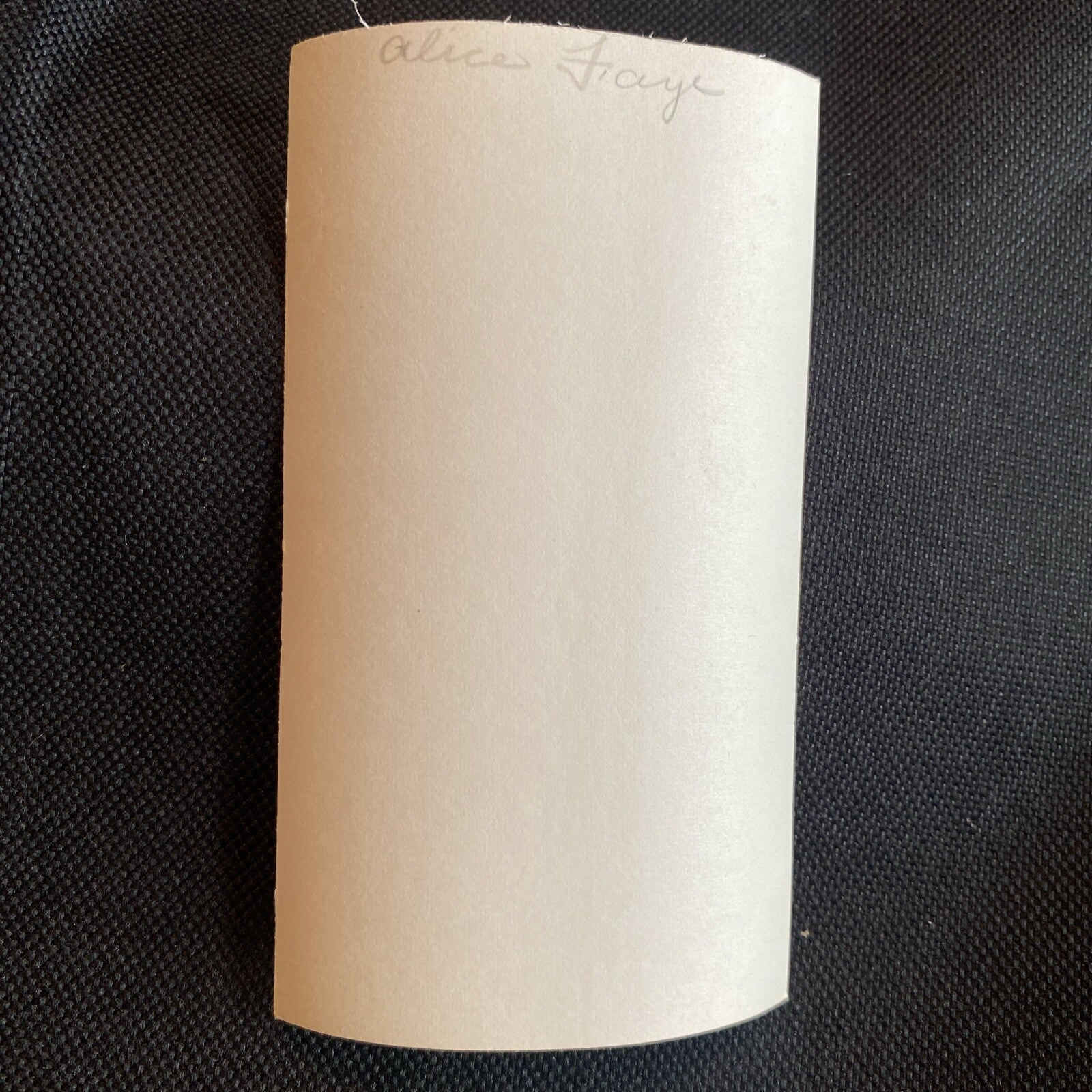 Real Photo  Alice Faye 2.5" x 4" Hollywood Movie Star Fan Club