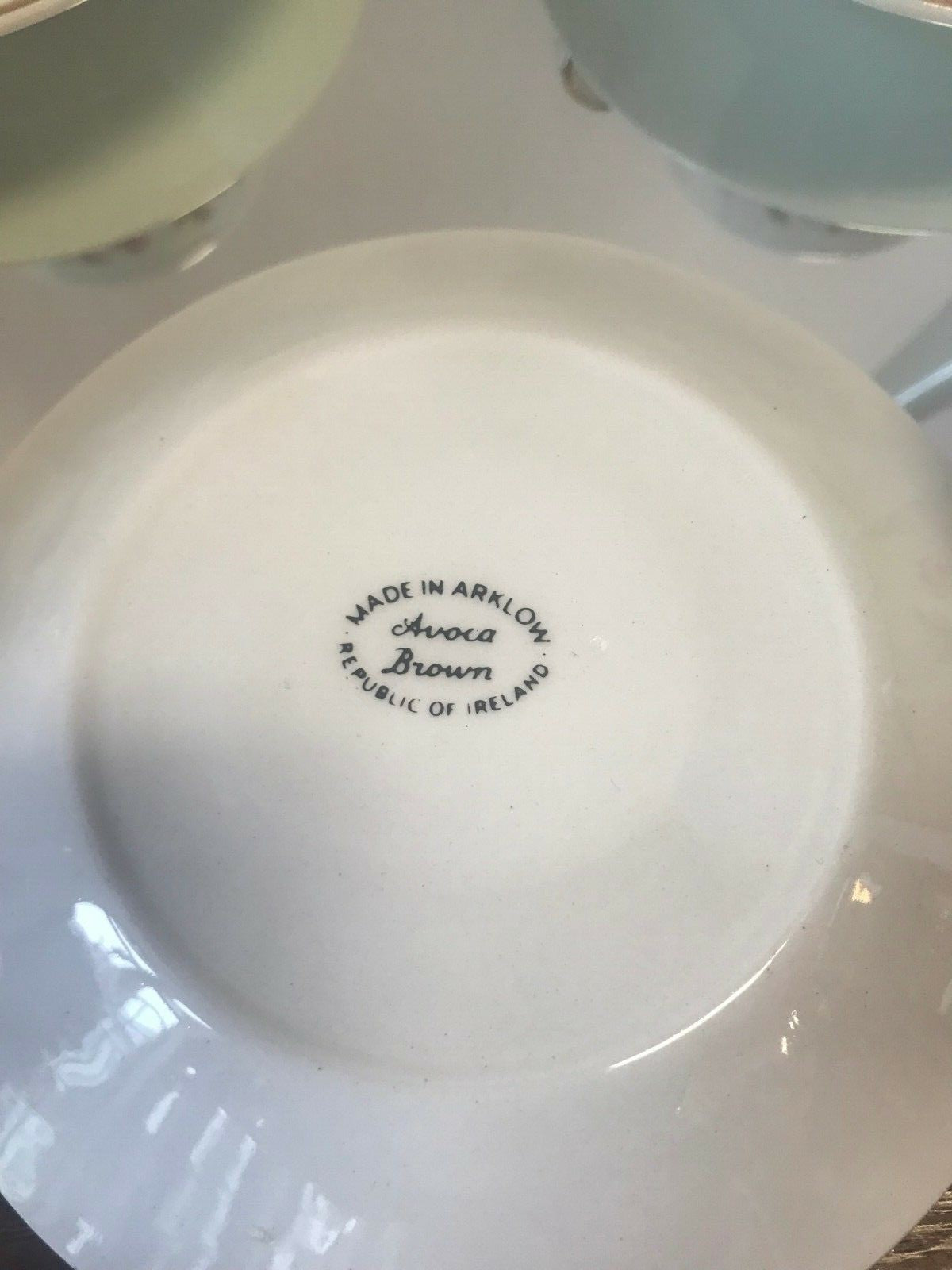 Vintage Cocoa Set Avoca Brown 15 Piece Arklow