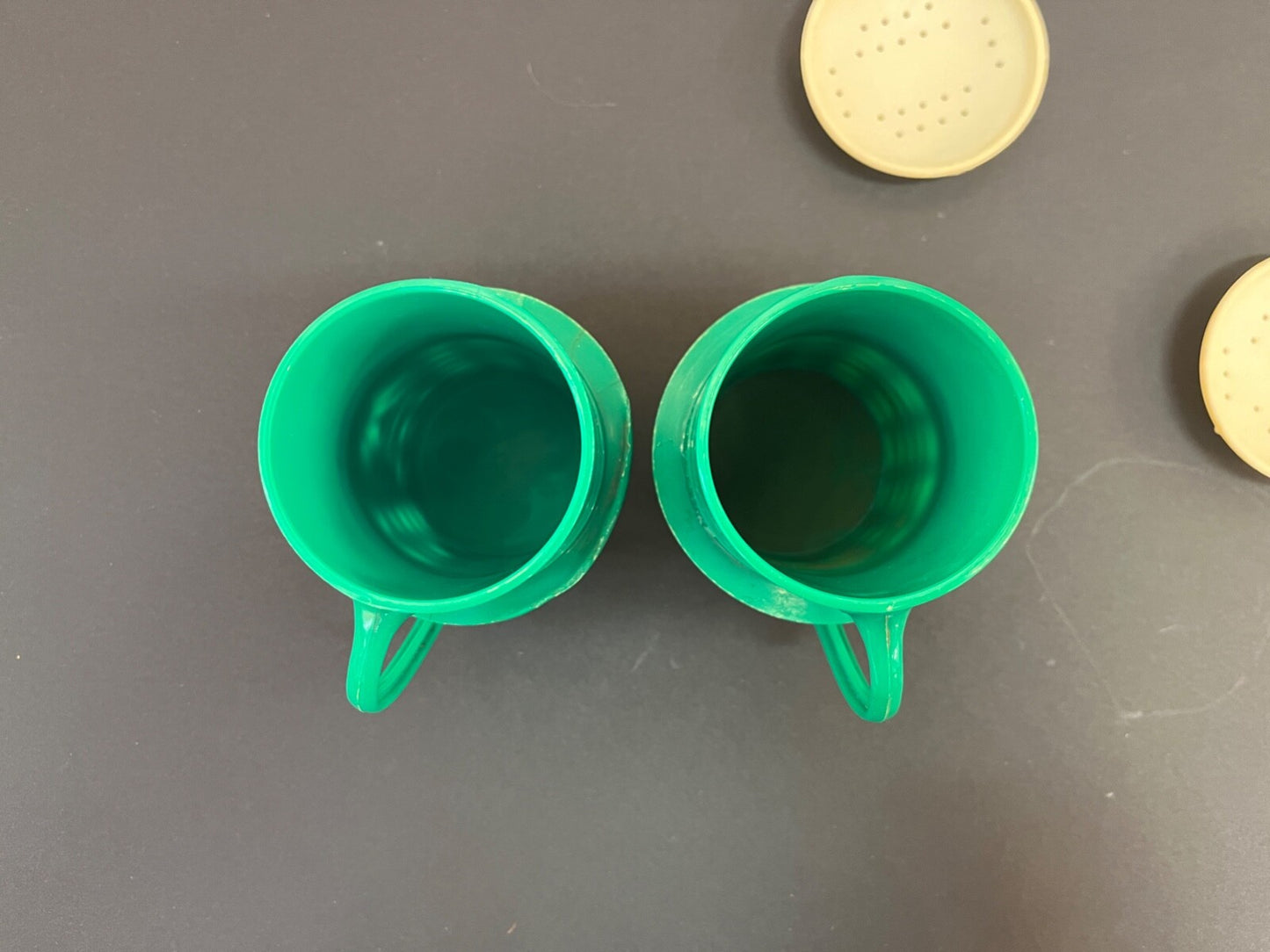 Vintage Planter Peanut Mr. Peanut Green Large Salt and Pepper Shaker
