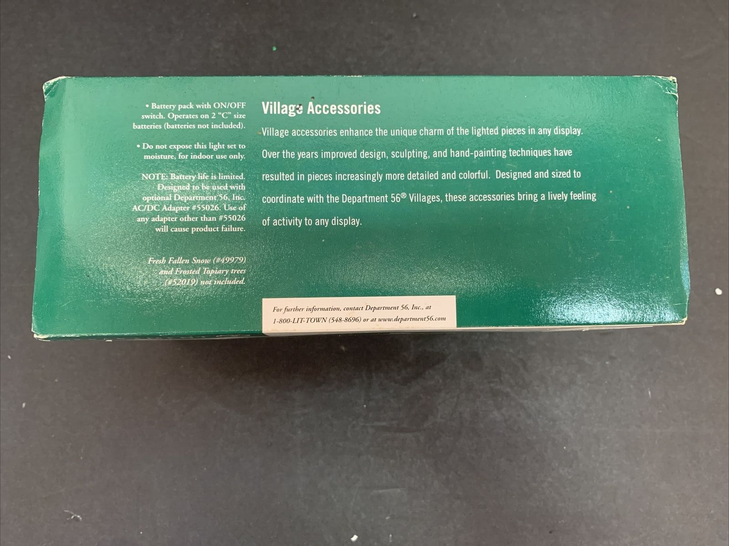 Department 56 Village Accessories - "Queensbridge Railroad Yard Accessories"