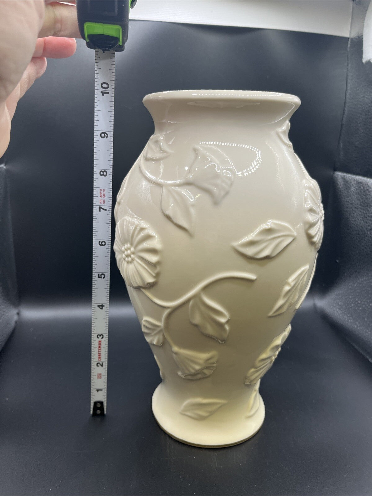 Lenox Porcelain Poppy Vase 10”