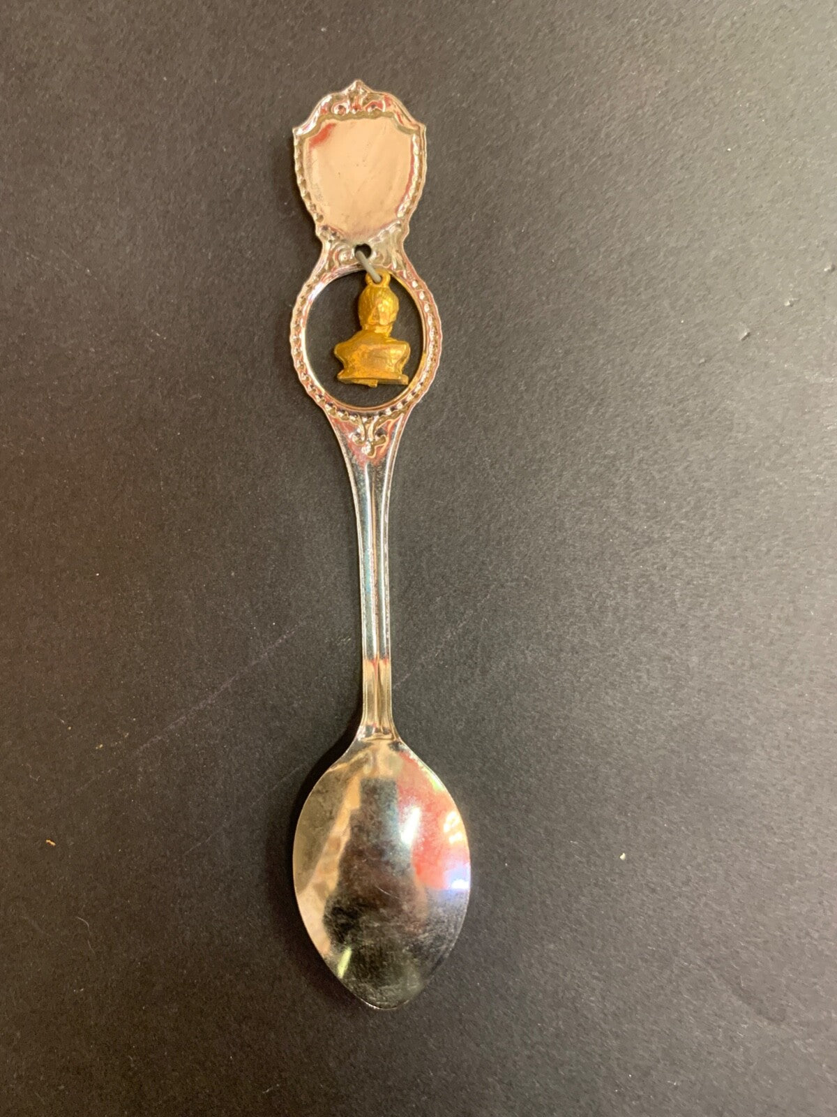 Vintage Illinois The Land of Lincoln Abraham Lincoln Charm Souvenir Spoon