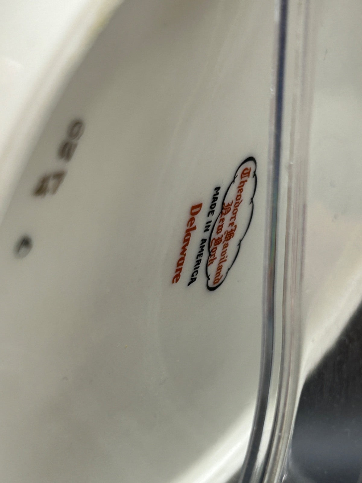 Theodore Haviland Delaware Salad Plate Pink Roses New York