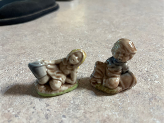 Vintage Wade Figurine Nursery Rhyme Jack and Jill England 