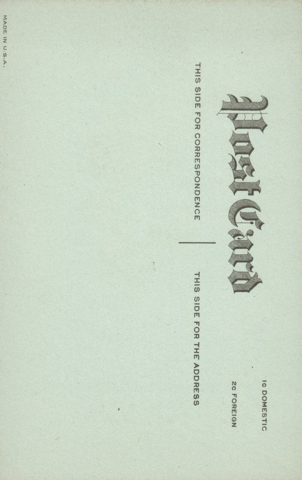 Blue Background Gold Boarder Blue Birds Flowers Bird House Poem Easter Postcard