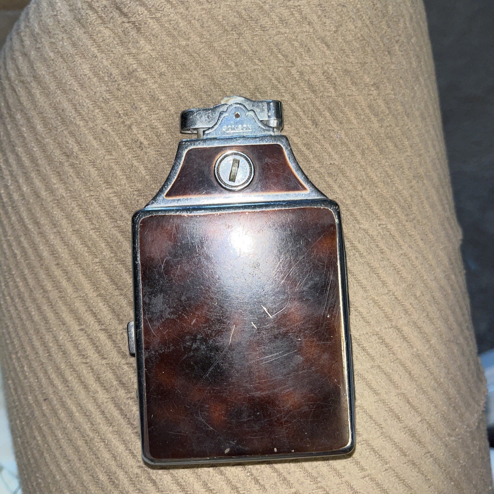 VINTAGE RONSON ART DECO STYLE LIGHTER / CIGARETTE HOLDER / CASE