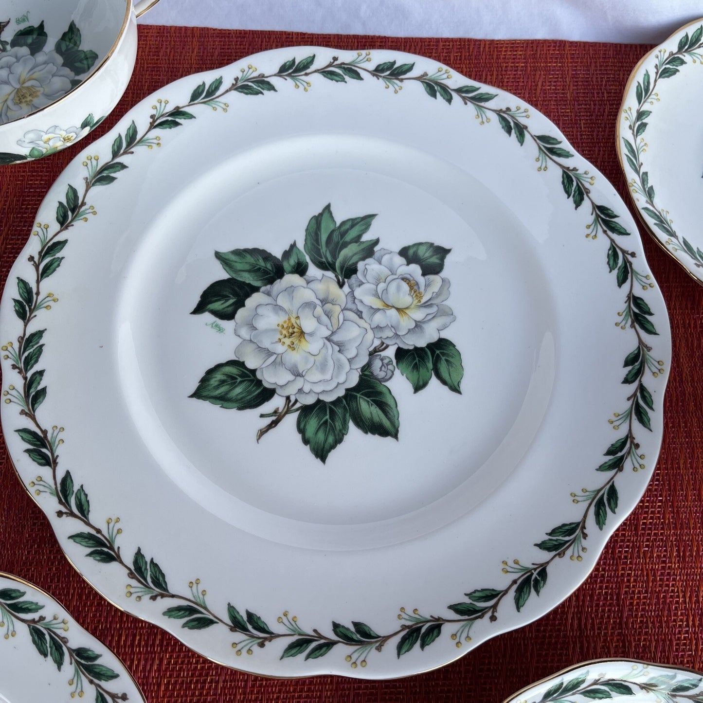 Royal Albert - Lady Clare Bone China, 6 - Pc Serving Set  - England Floral