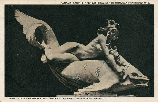 Statue Atlantic Ocean 1935 Fountain Energy Panama Pacific Expo San Francisco CA