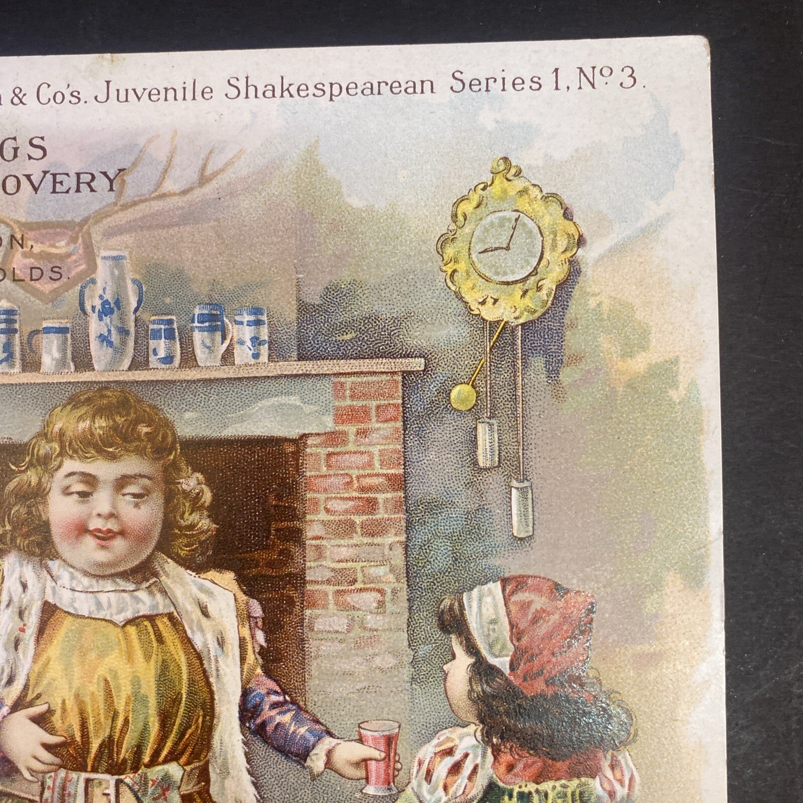 Romeo & Juliet 1895 Dr Kings New Discovery Shakespeare Victorian Trade Card No 3