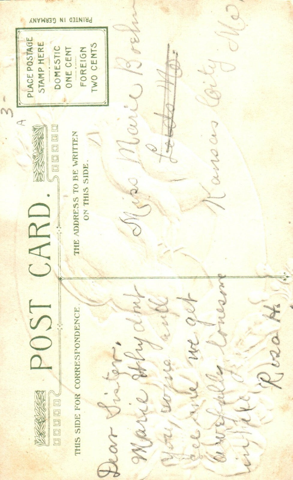 Gold Silver Metallic Chicks Around Flowers Joyful Easter Greetings Postcard