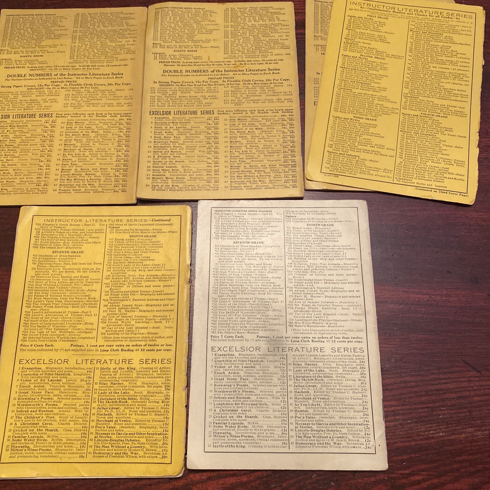 Lot Of 5 Owen publishing Literature series Talisman Ulysses School Books