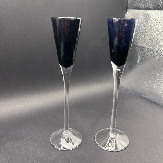 Cordial Glassware Vintage Purple Set Of 2