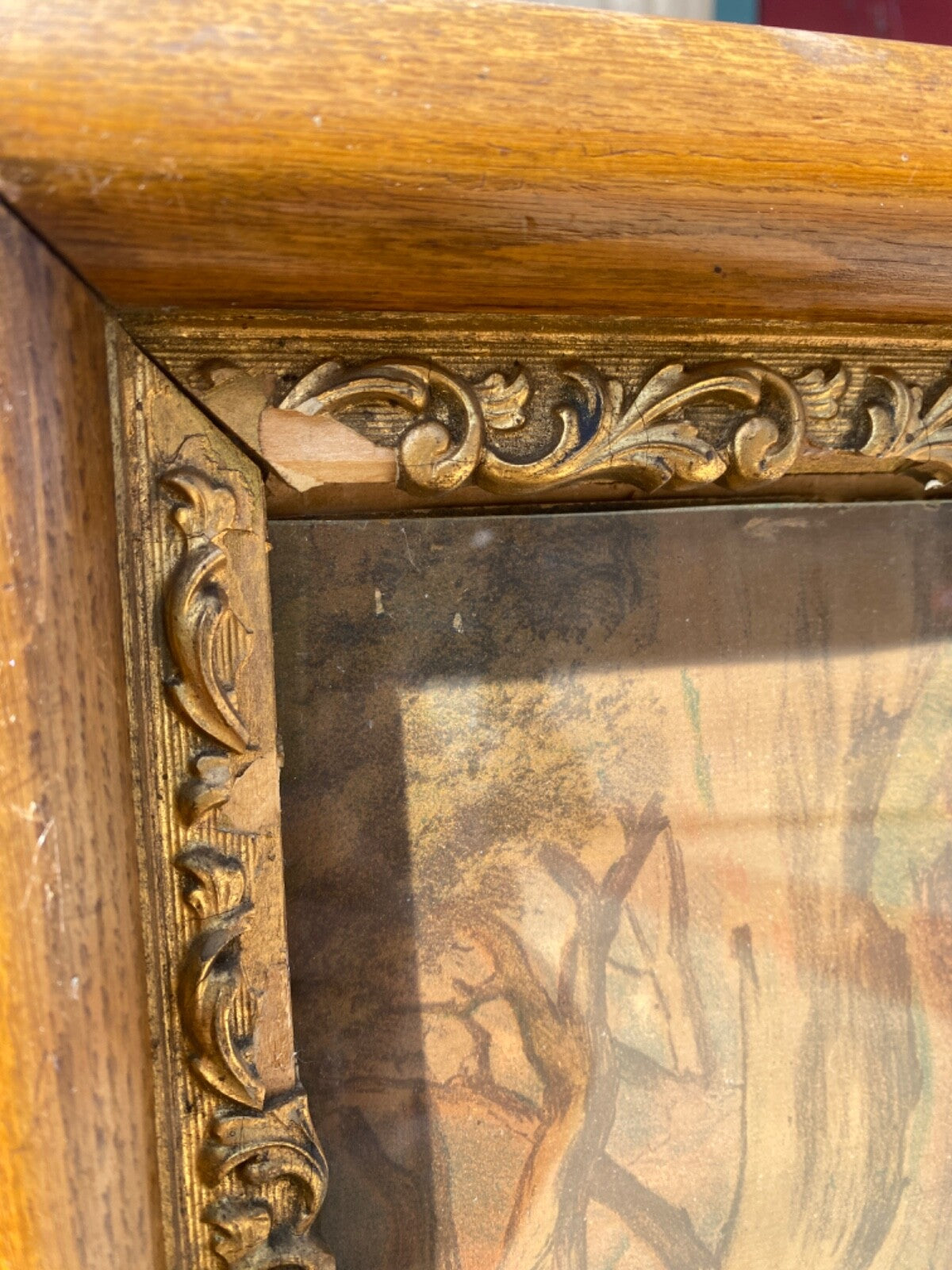 PIERRE DE CONINCK  "The Strawberry Girl" Signed  24 X 20" Wood Frame