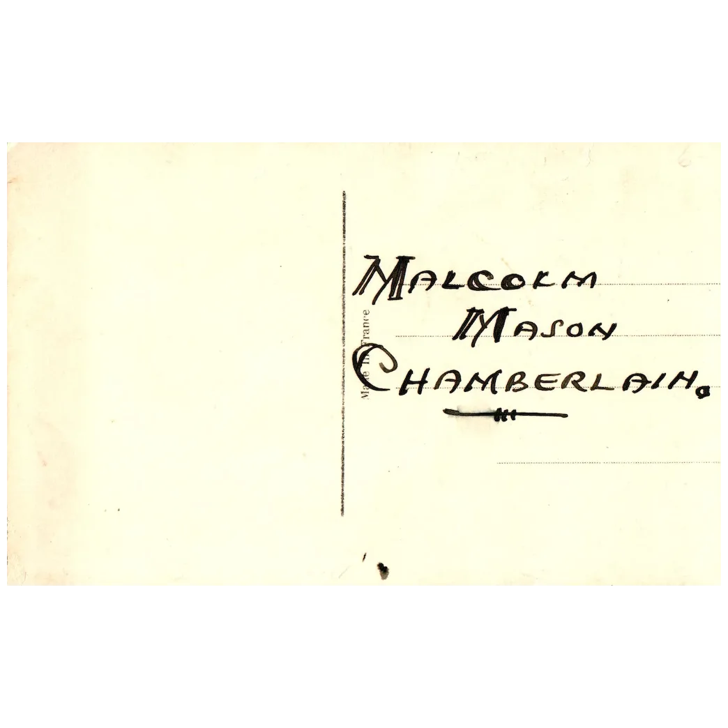 Little Child Holding Fish Vintage French April 1st April fools Vintage Postcard