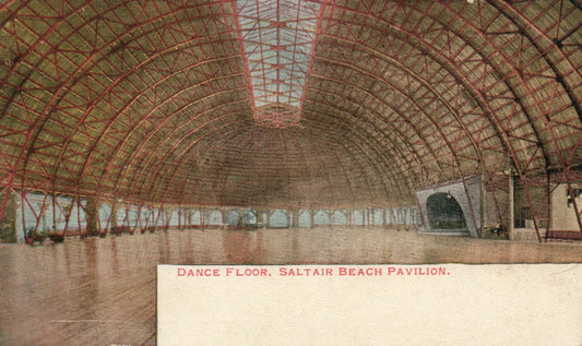 Dance Floor Saltair Beach Pavilion UT Utah Postcard