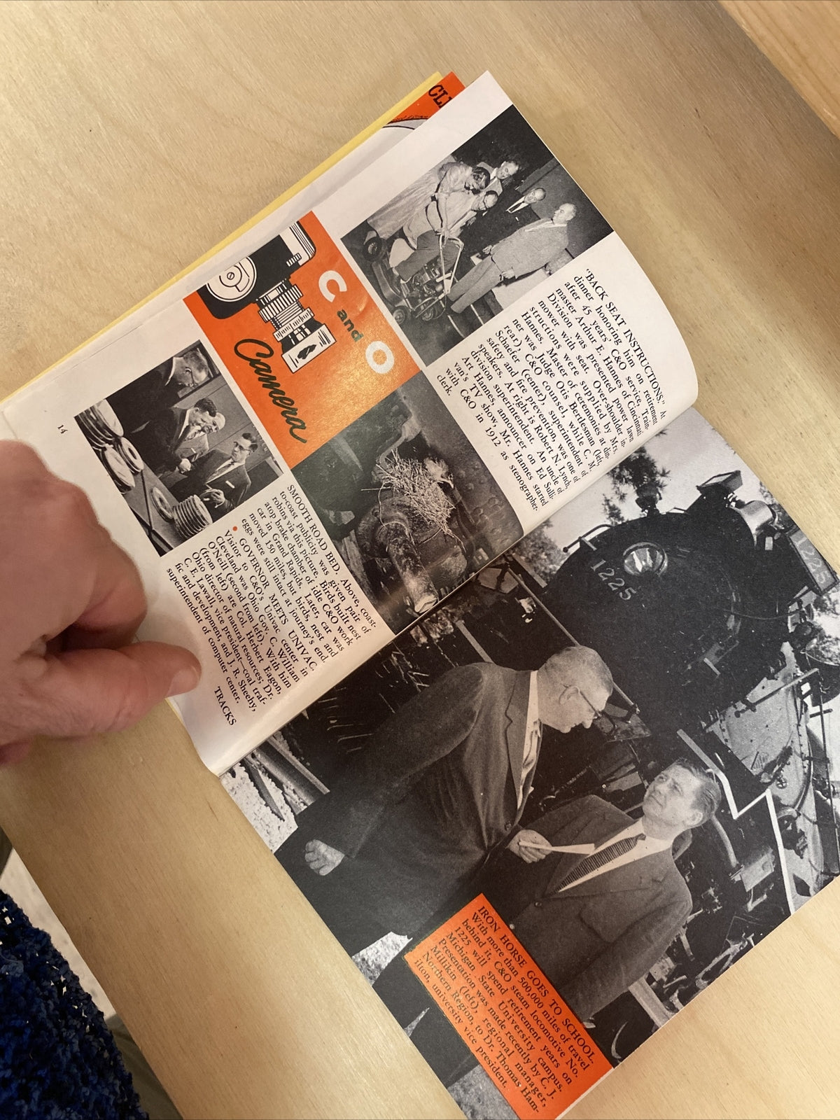 September October 1957 TRACKS MAGAZINE CHESAPEAKE & OHIO RAILROAD RR TRAINS  