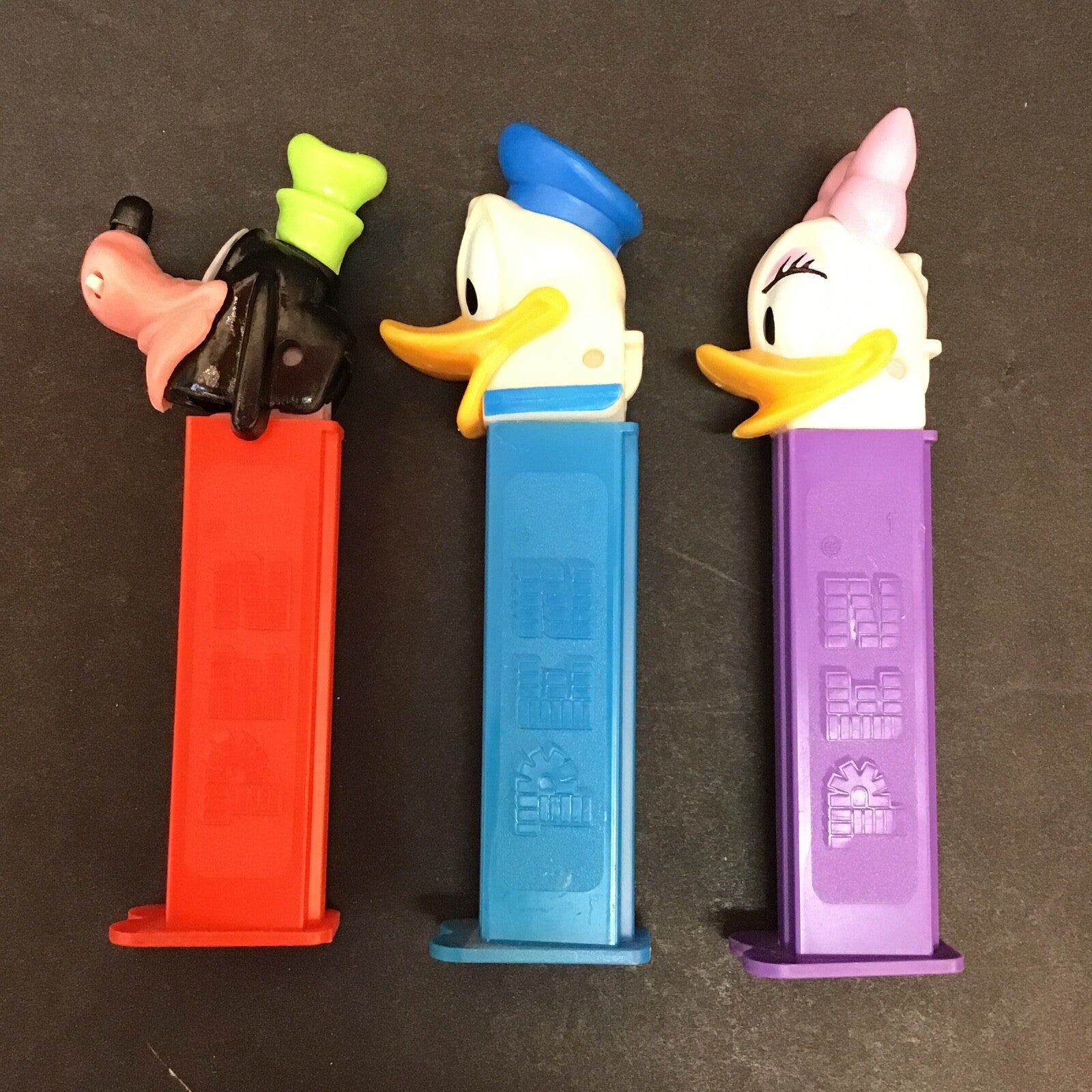 Vintage Disney Pez Dispensers Goofy, Donald Duck and Daisy Duck