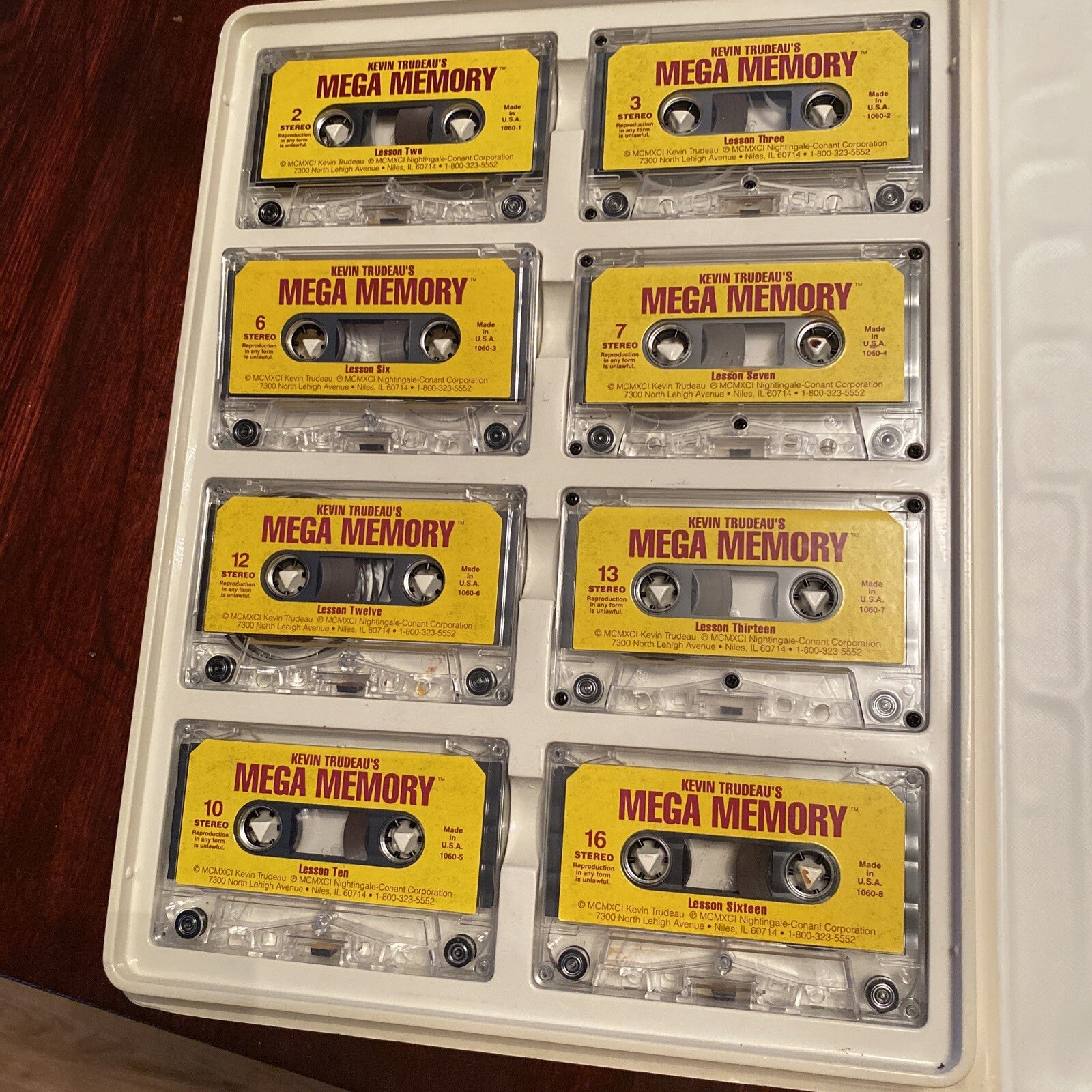 Kevin Trudeau's Mega Memory Cassette Training Tapes Nightengale Conant