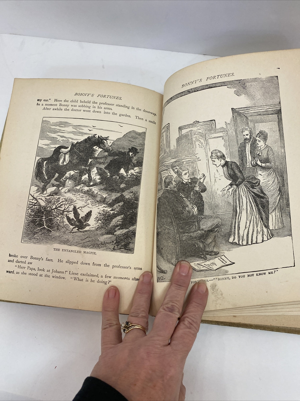 Rare 1890's Vintage Happy Darlings Childrens Book DeWolfe Fiske & Co Boston