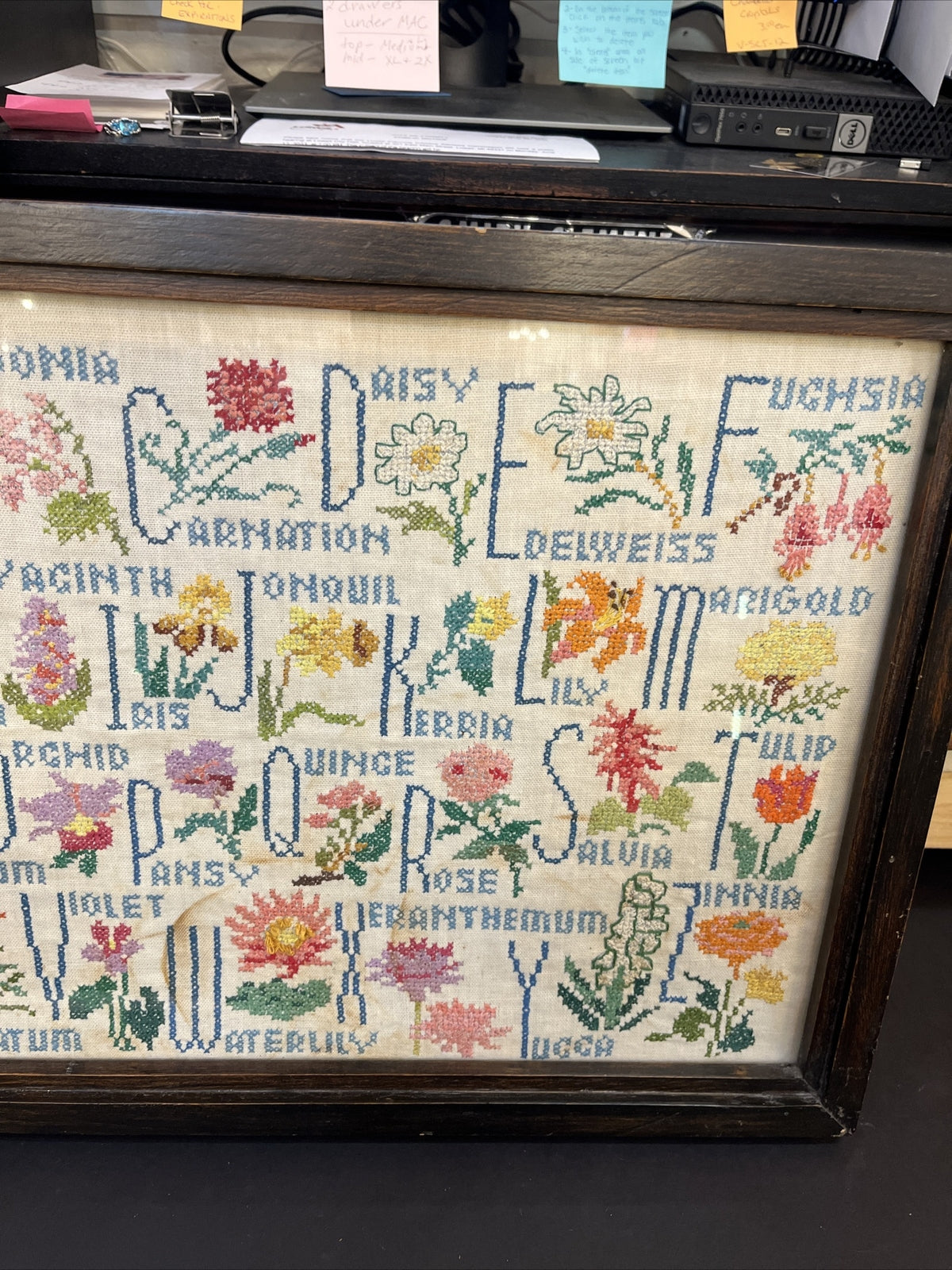 Antique Gorgeous English Sampler Sara Weston Aged 11 Dated 1810