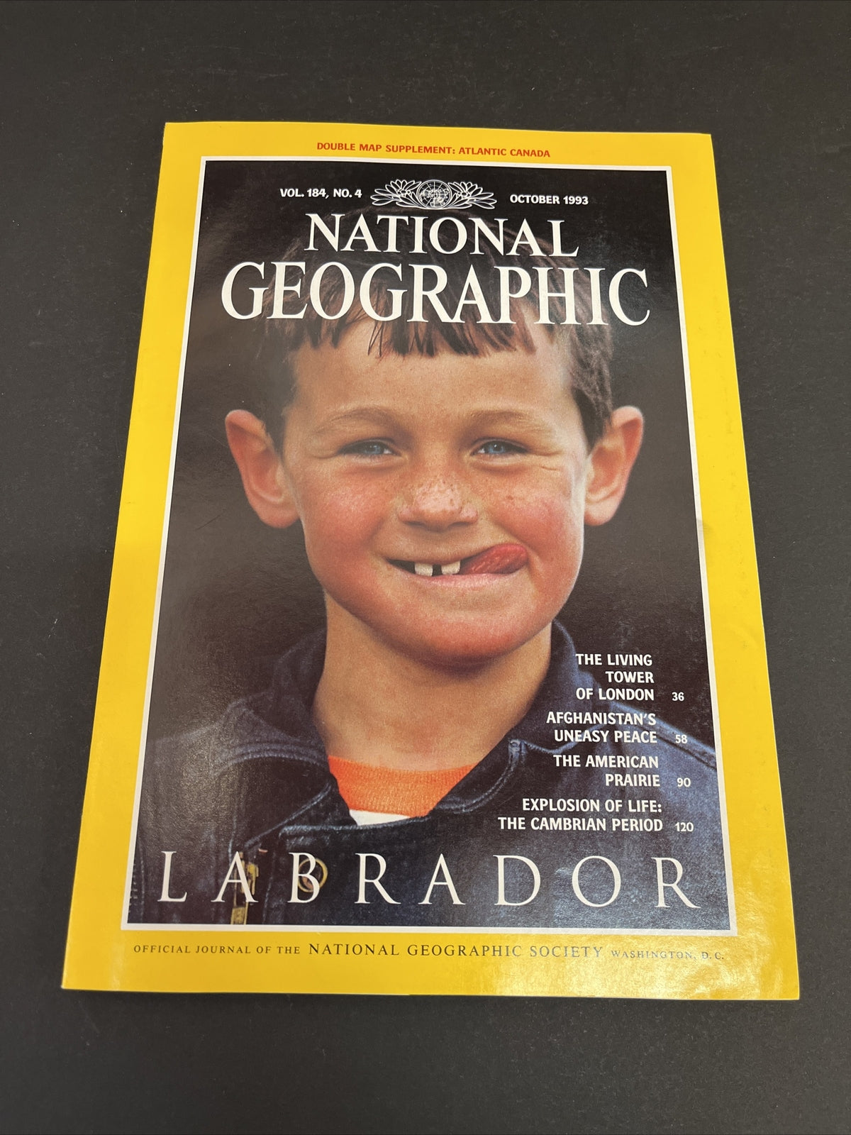 October 1993 National Geographic Magazine "Labrador"