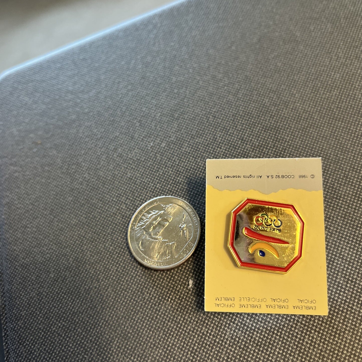 PIN BARCELONA 92 LOGOS OLYMPICS GAMES Olympic  VINTAGE