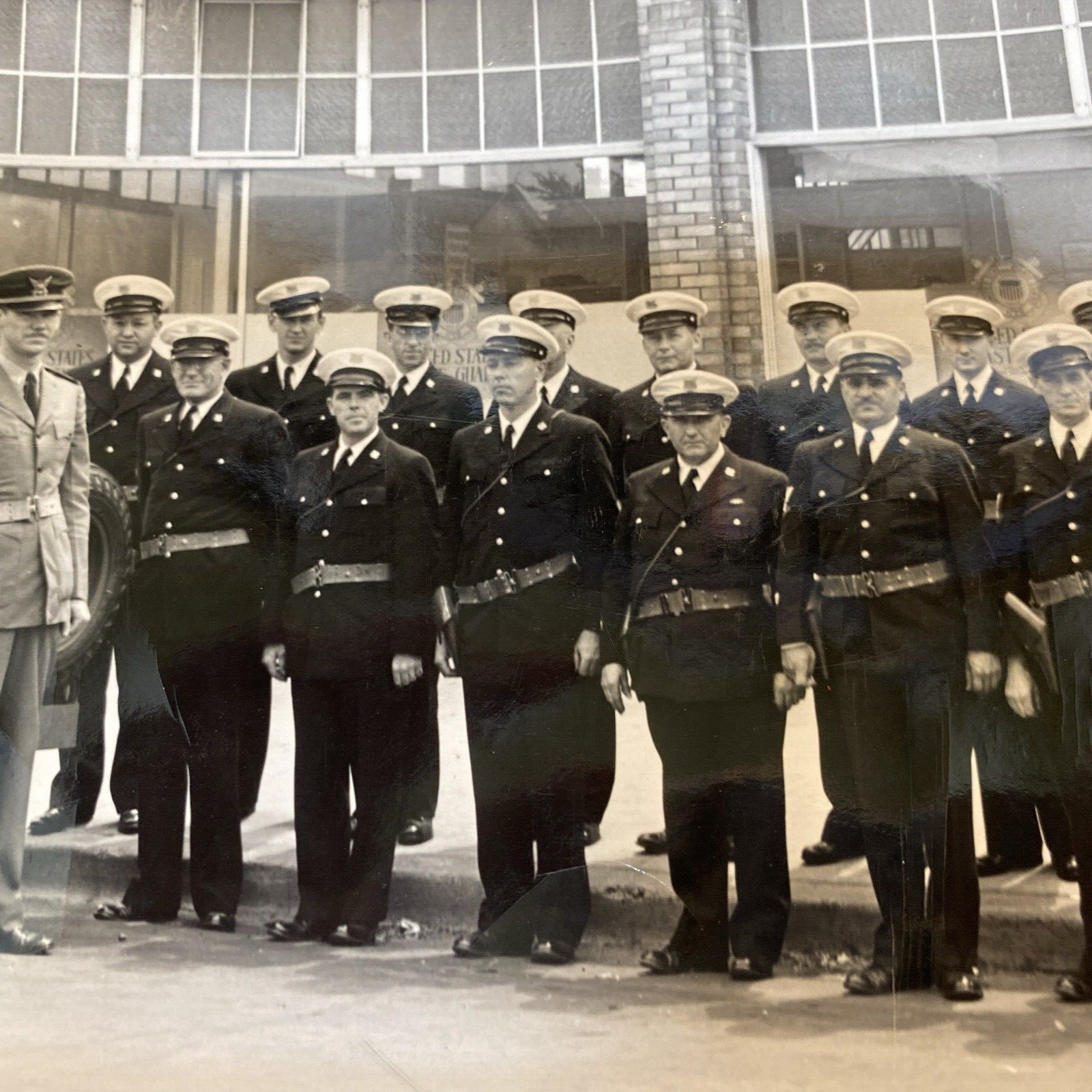8 x 10 Real Photo MP Military Police Photograph  Militaria