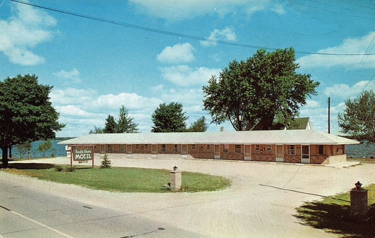 South Shore Motel & Resort  in Cadillac MI Michigan Postcard