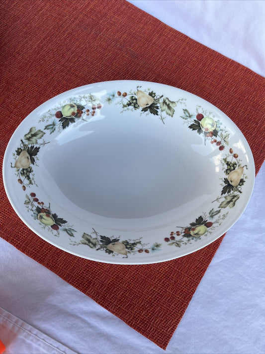 Royal Doulton MIRAMONT  9” X 7” Oval Serving Bowl TC1022 LIGHT USE.