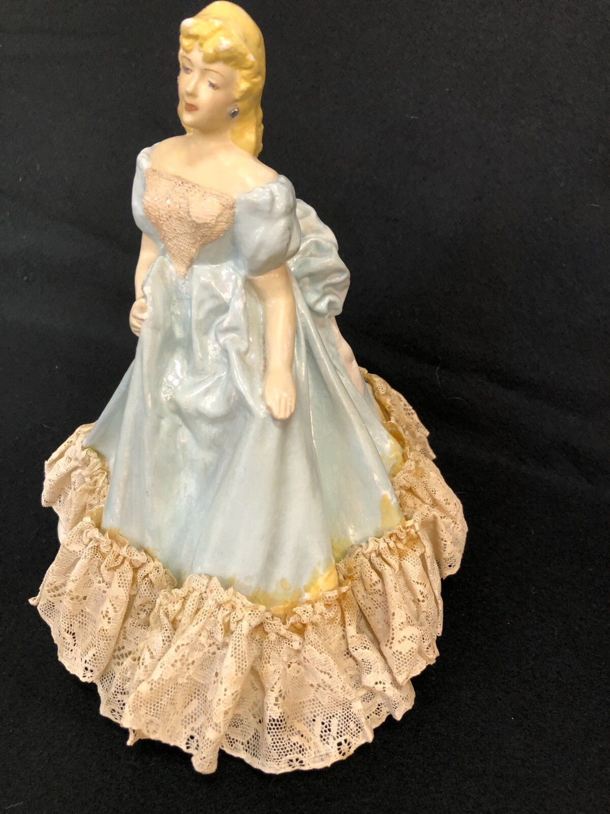 Vintage 1951 Bertie Butorac Chalkware Woman Figurine