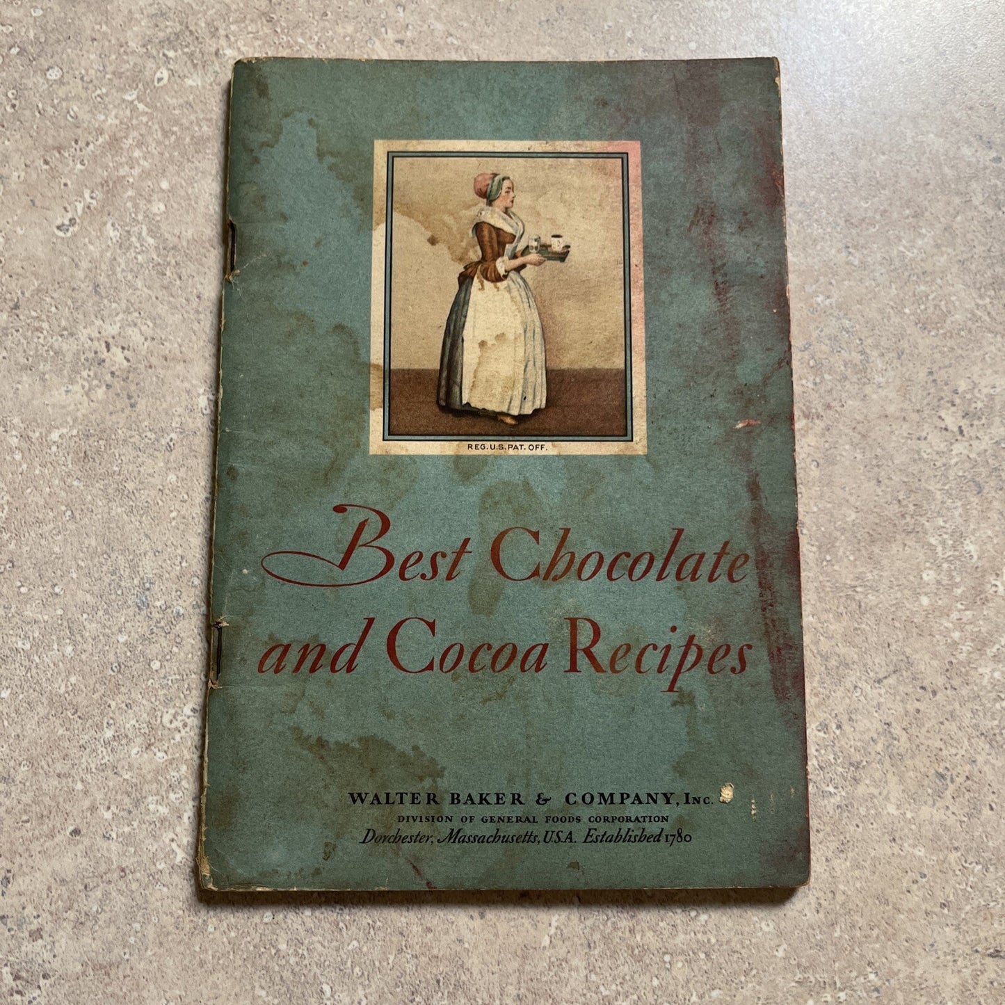 Best Chocolate And Cocoa Recipes Walter Baker & Company 1931 baking cookbook