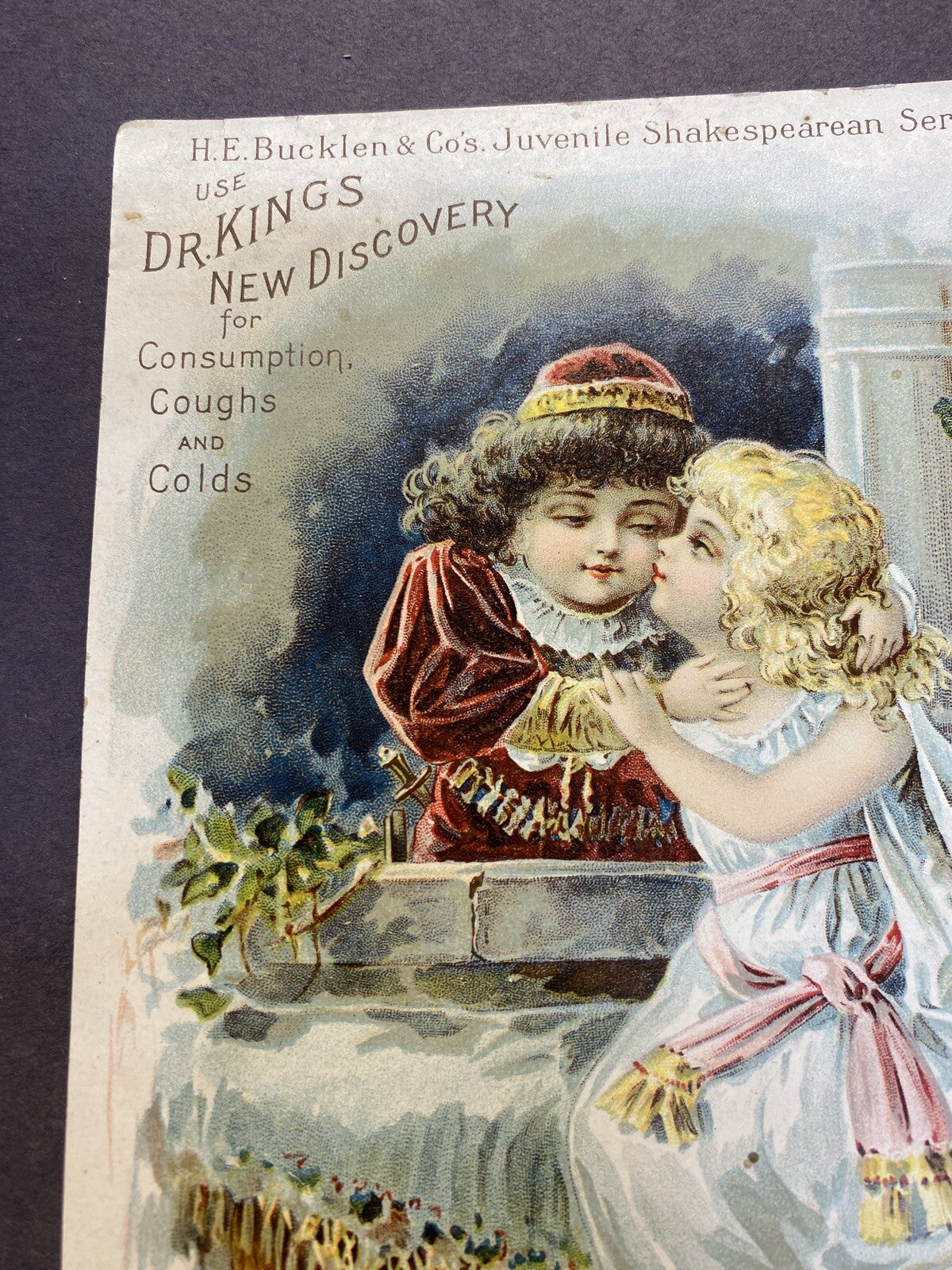 1895 Bucklen Shakespearean Series 1 Trading Advertising Trade Card