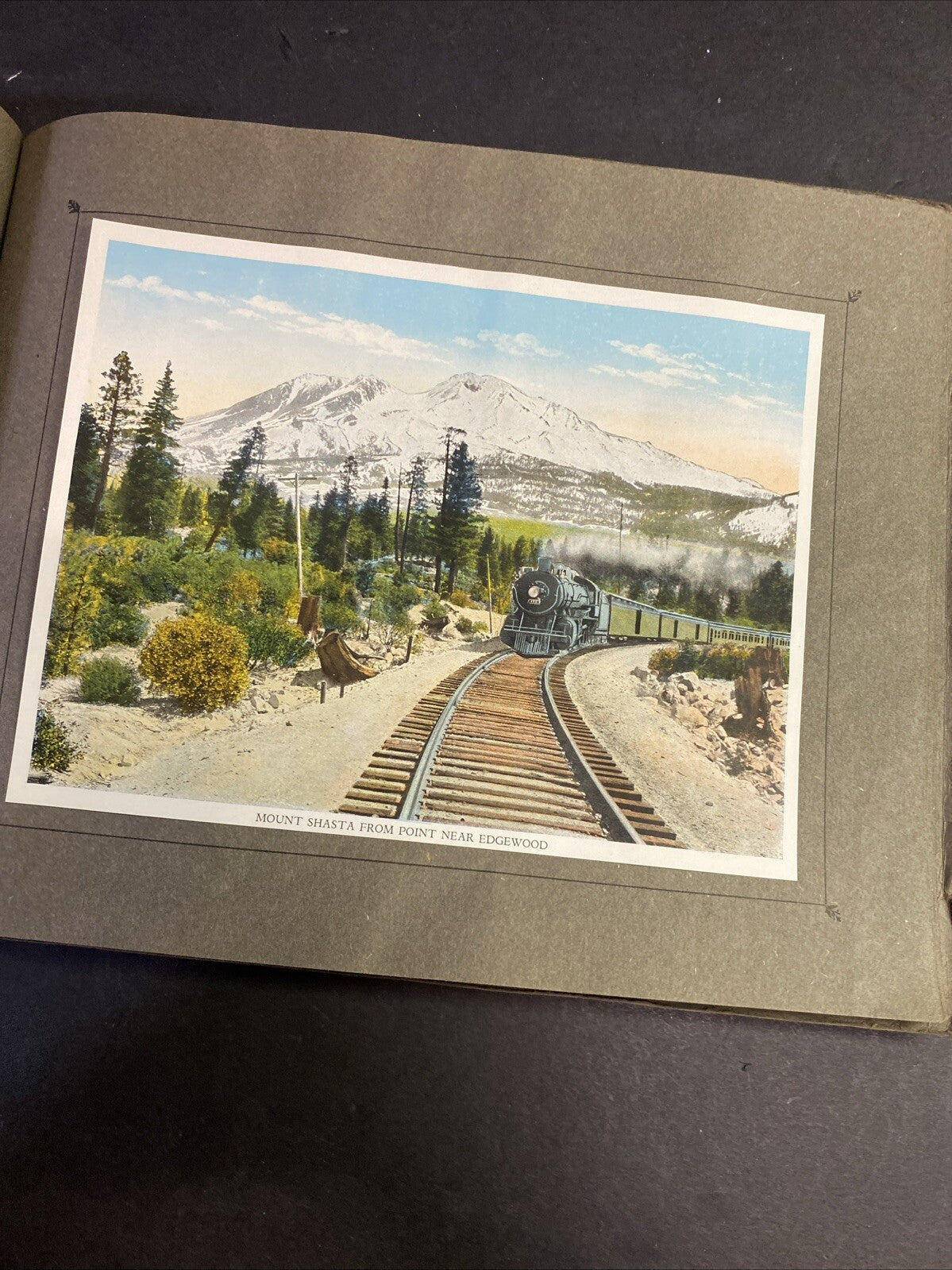 Antique The Shasta Route Along the Southern Pacific Railroad Pictorial Book 1915