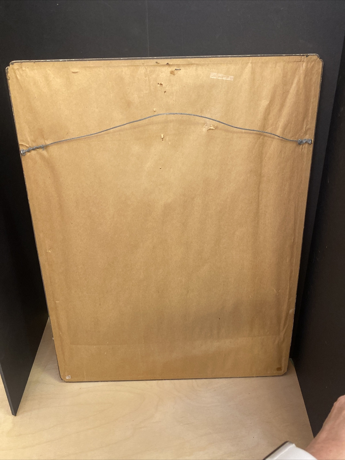 1920's 24" x 18.5"Chinese Gold Framed  & Matted Water color print  1 of 2