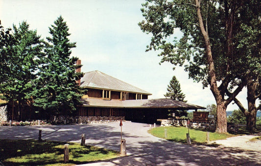 Leland Lodge on Pearl Street in Leland MI Mich Michigan Postcard