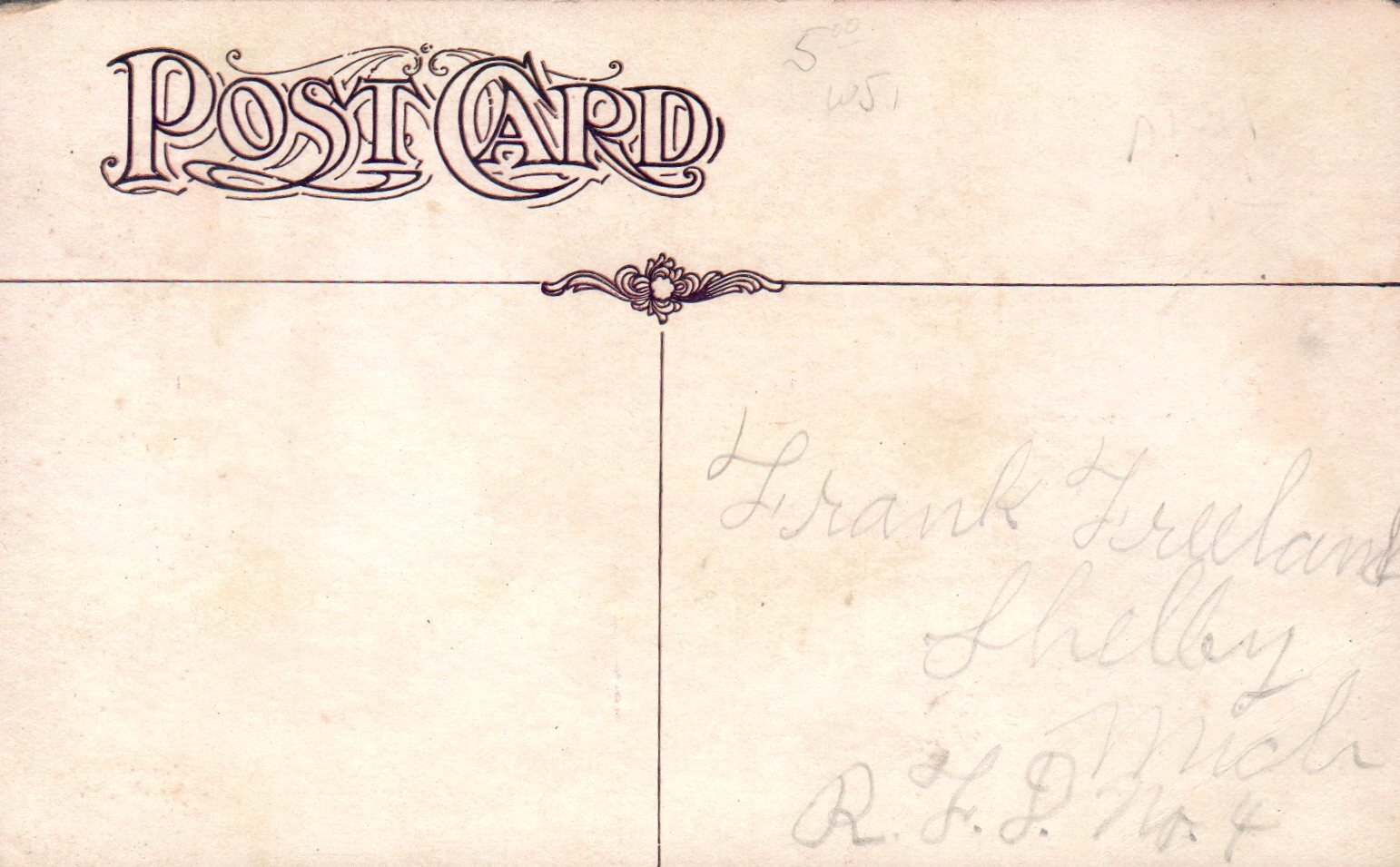 Hannaford's Cafeteria Service, Grand Rapids MI Michigan Mich. Postcard