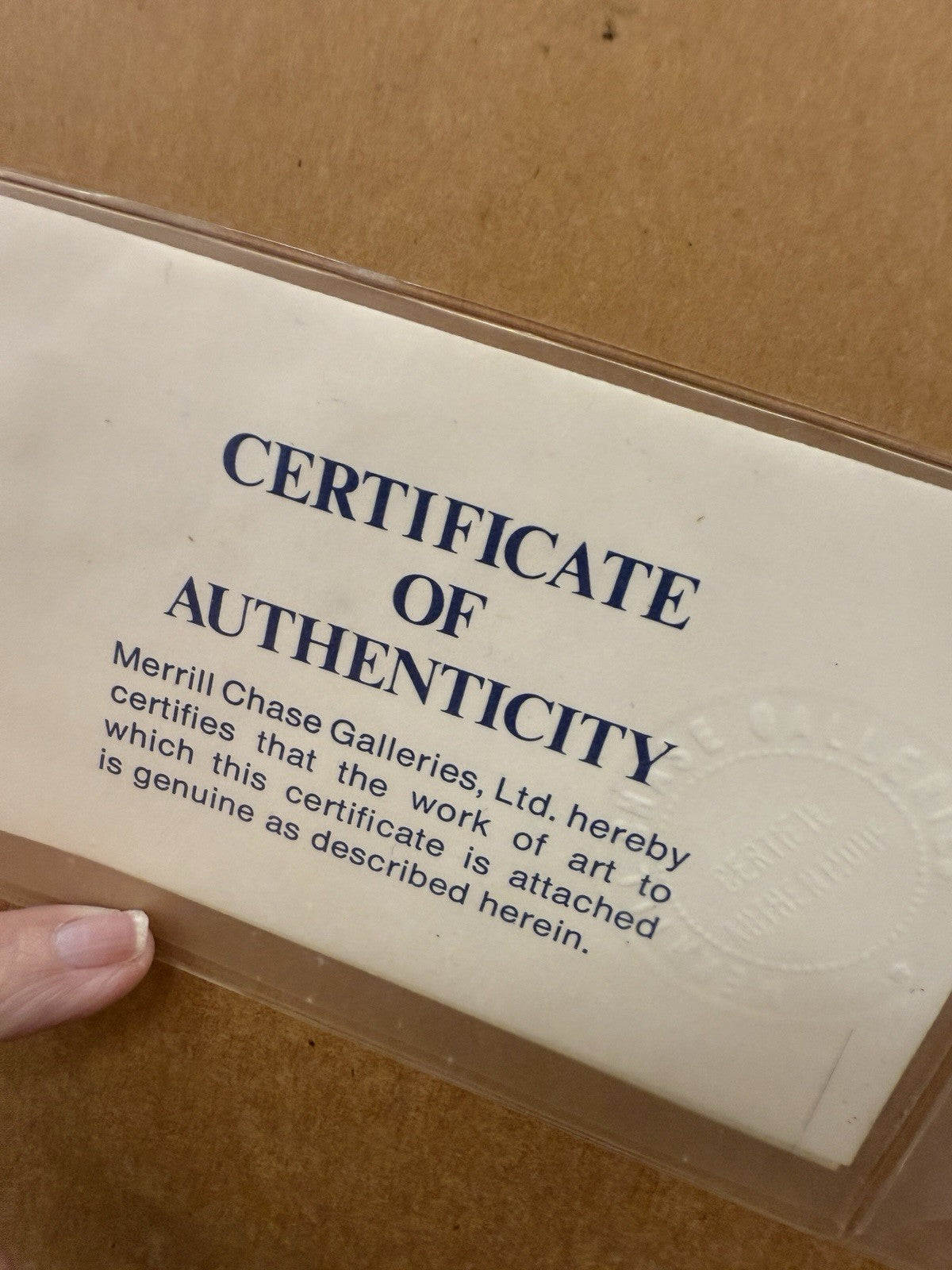 Leonardo Nierman Original Painting 1967 Framed Art