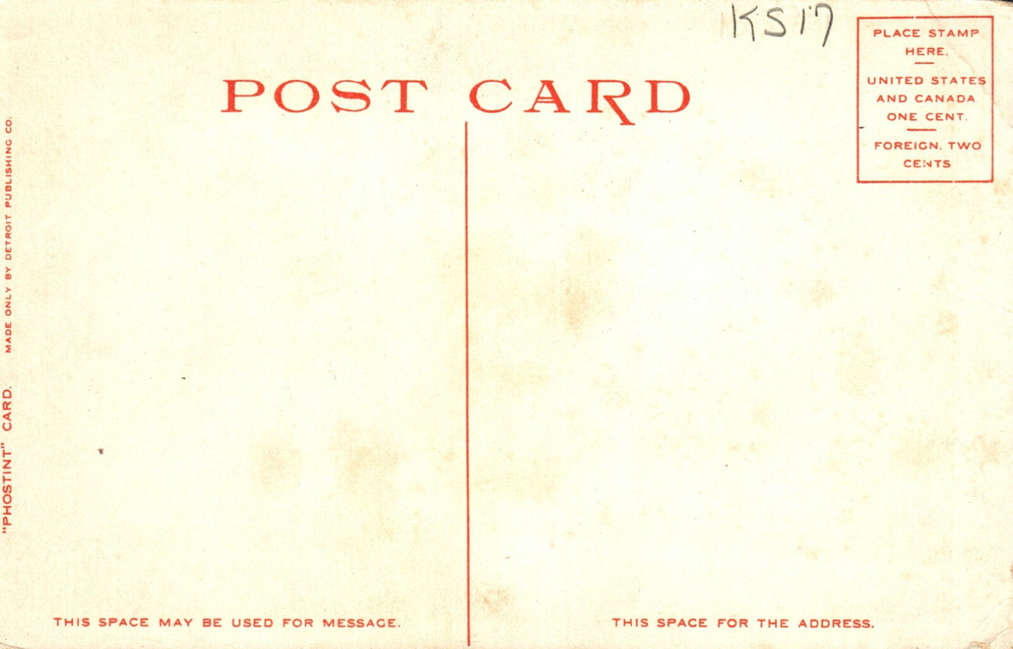  Kansas State Normal School Emporia  KS Postcard Detroit Publishing Co