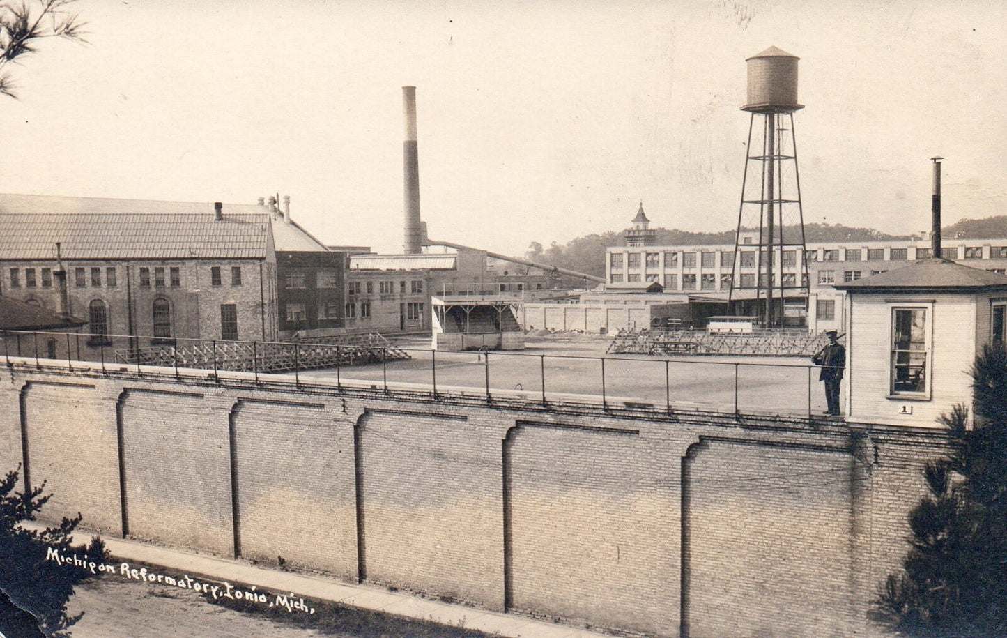 Michigan Reformatory in Ionia MI Mich Michigan Postcard Real Photo