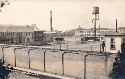 Michigan Reformatory in Ionia MI Mich Michigan Postcard Real Photo