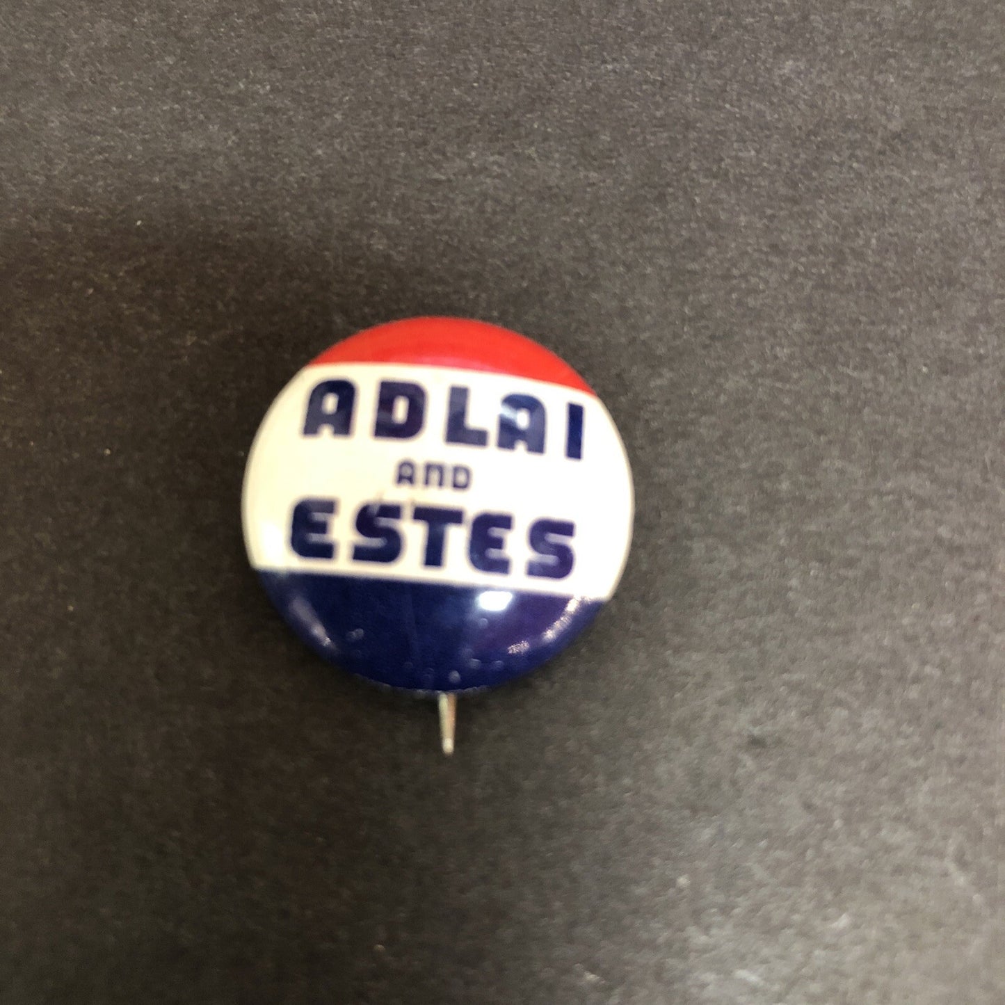 Adlai and Estes Litho 7/8" Political Pin