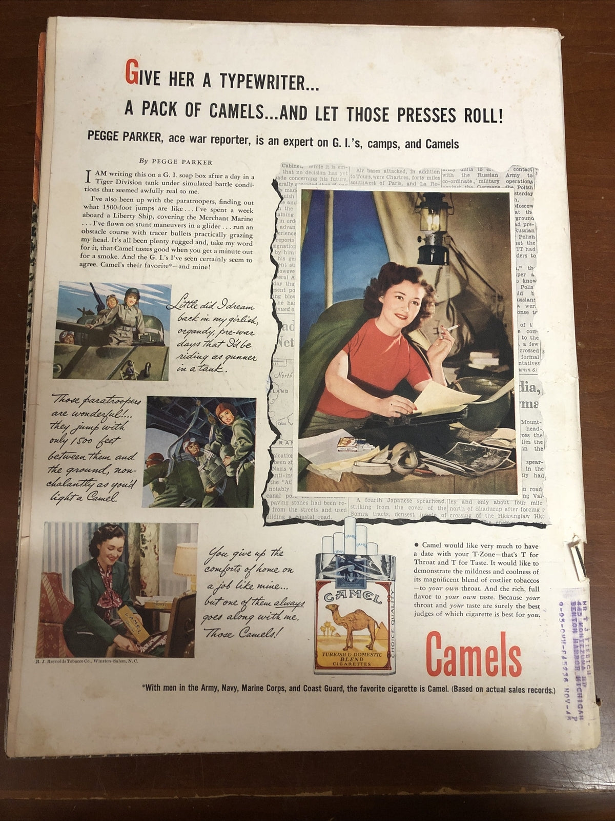 Vintage LIFE Magazine October 23 1944 WWII  USSR Scientists GREAT ADS