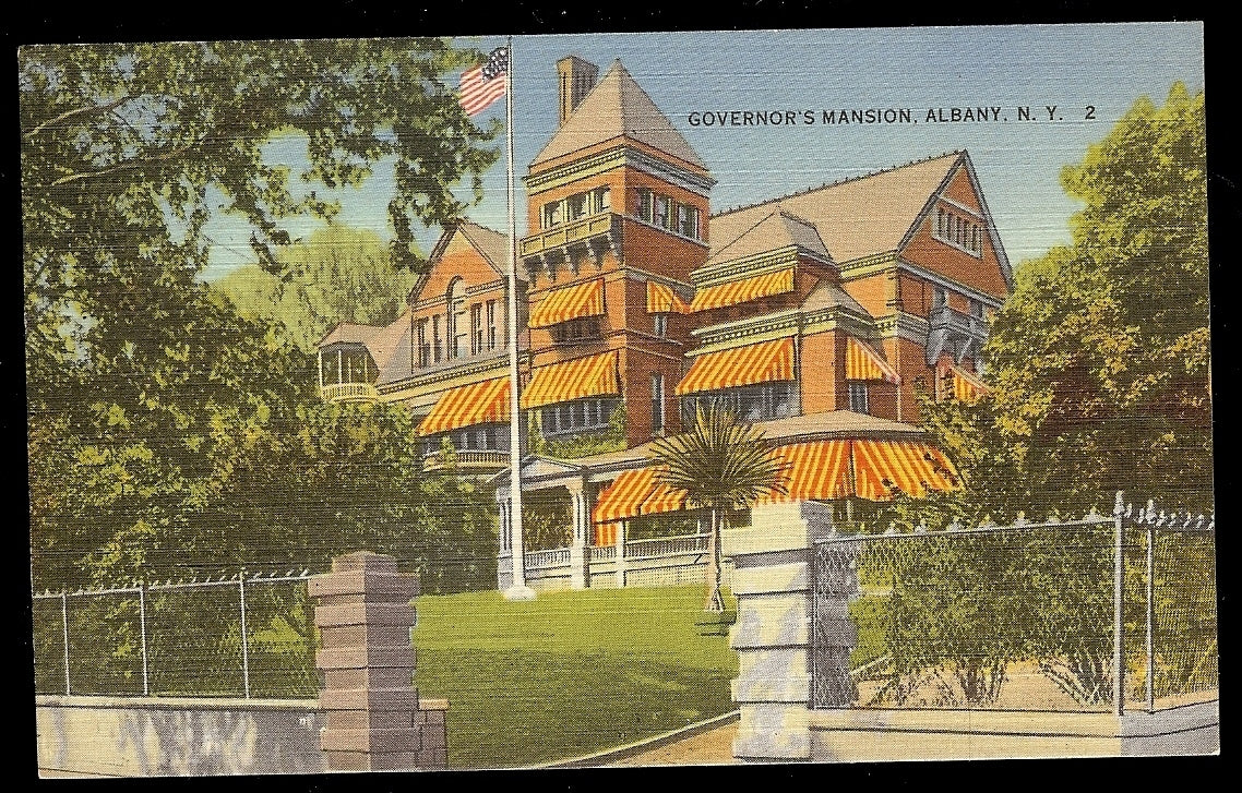 Governor's Mansion Albany NY Postcard