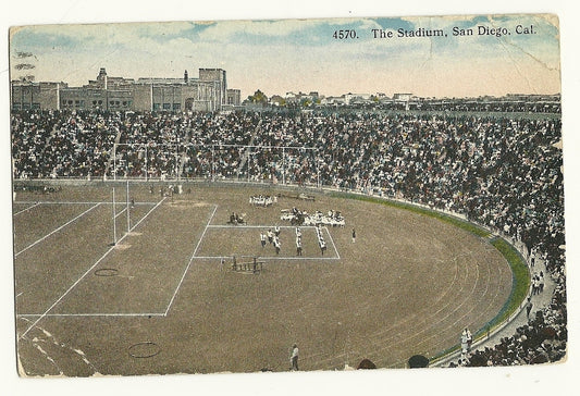 4570 The Stadium San Diego California CA CAL Sports Postcard R-59158