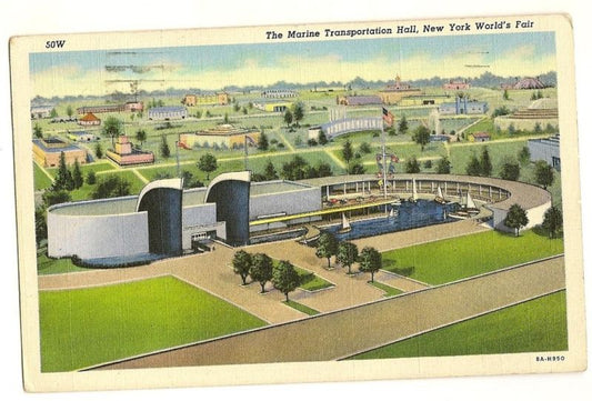 The marine Transportation Hall New York Worlds Fair NY