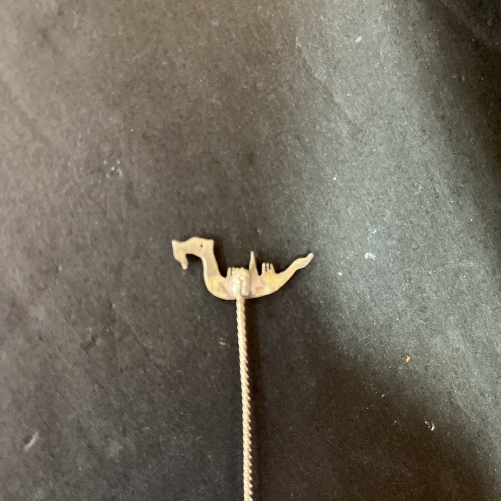 Vintage Antique Hair Pin, Bobby Pin With , Dragon On One End  3” Long