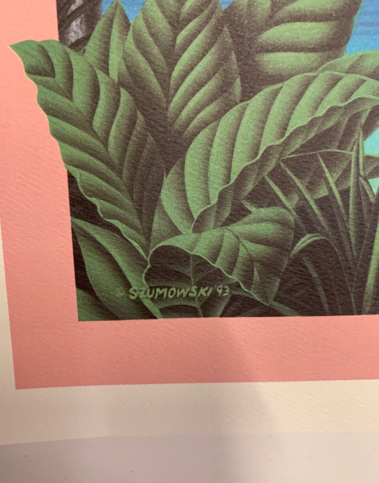 Vintage 1993 poster Sensation Carnival Cruise Lines advertisement Szumowski